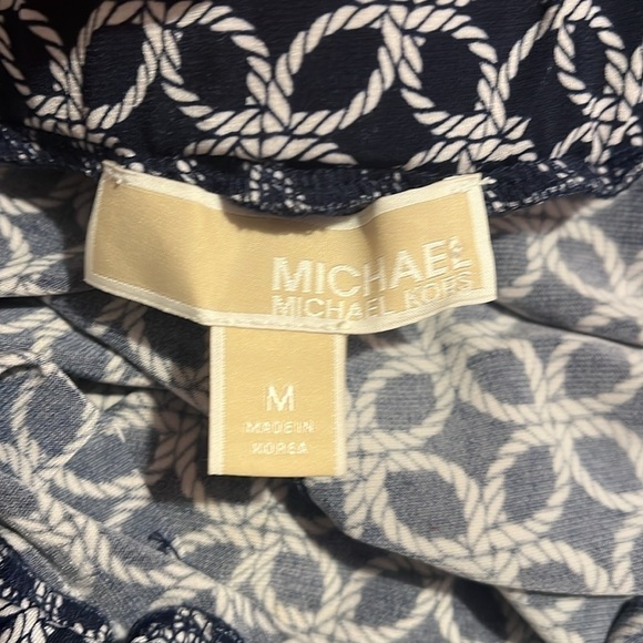 Michael Michael Kors Wide Leg Lightweight Print Pants Sz M - Picture 5 of 6